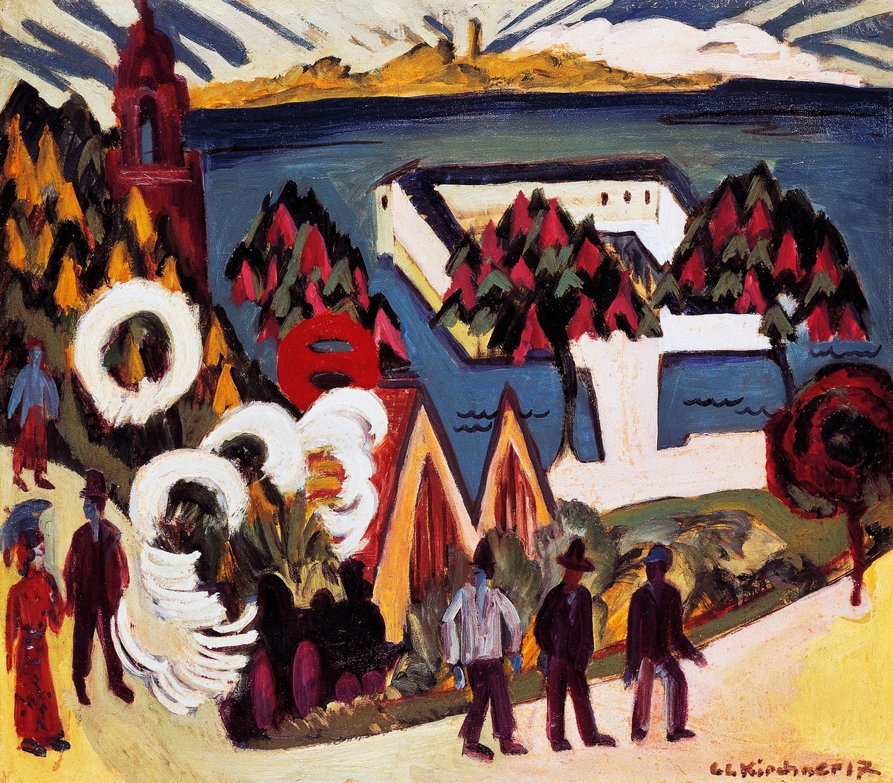 Vue du lac de Constance à Kreuzlingen - Ernst Ludwig Kirchner