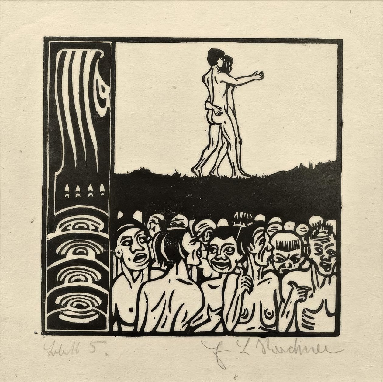Devant les gens - Ernst Ludwig Kirchner