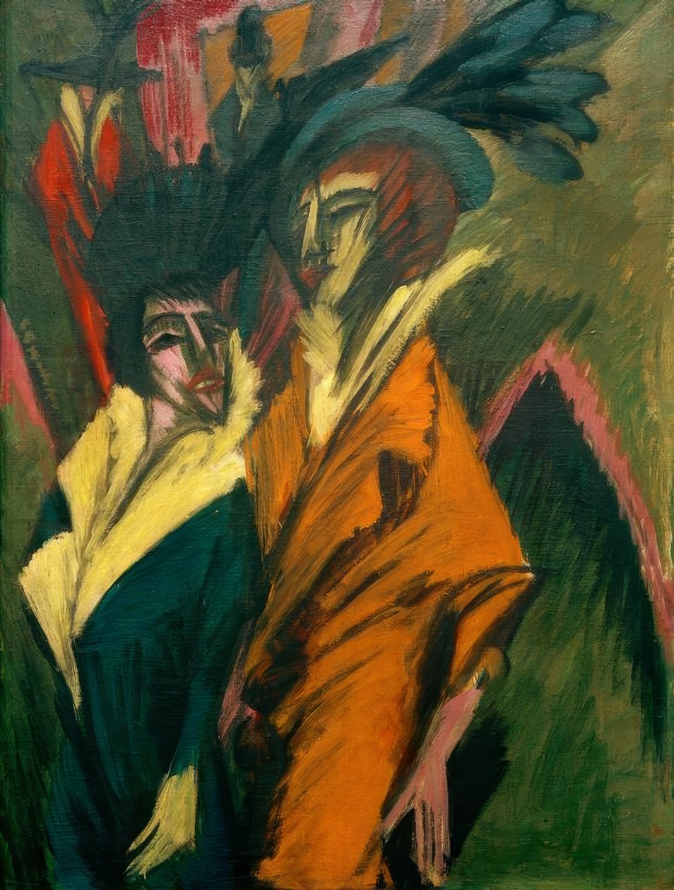 Deux femmes dans la rue - Ernst Ludwig Kirchner