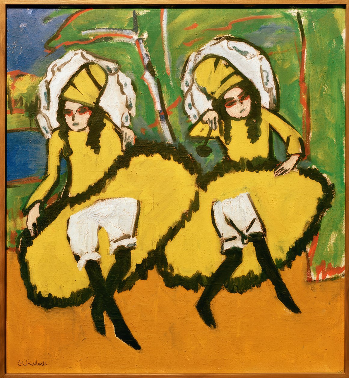 Deux danseuses - Ernst Ludwig Kirchner