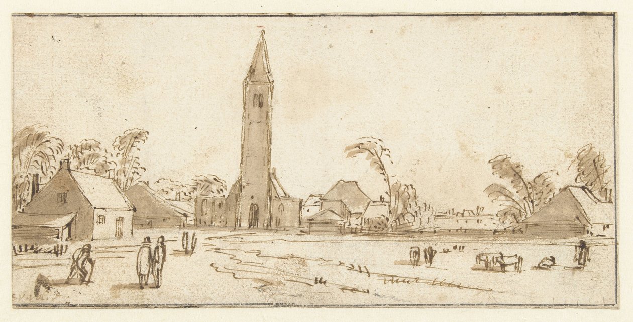 Vue de Spaarnwoude - Esaias van de Velde