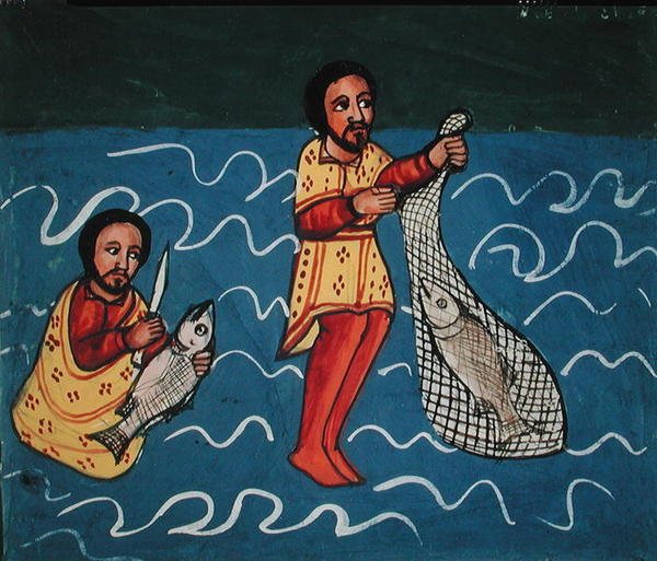 Deux pêcheurs - Ethiopian School