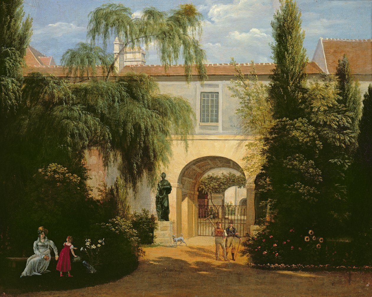 Jardin dans une cour - Etienne Bouhot