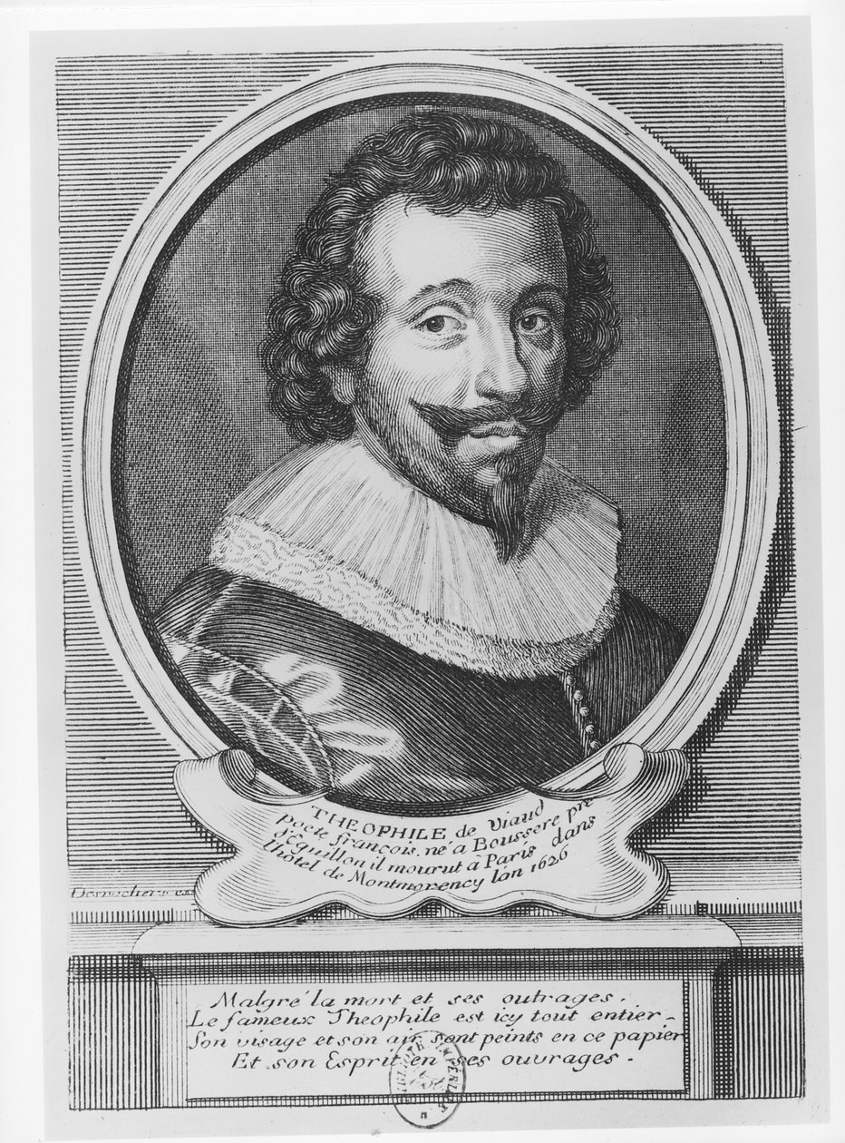 Portrait de Théophile de Viau (1590-1626) - Etienne Jehandier Desrochers