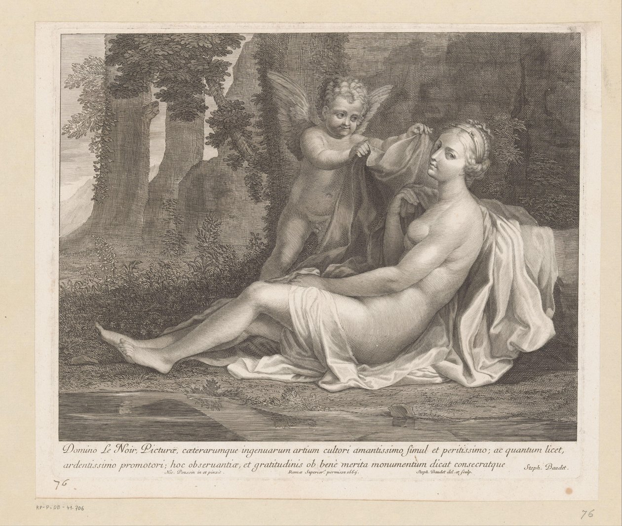 Vénus et Cupidon - Etienne Baudet