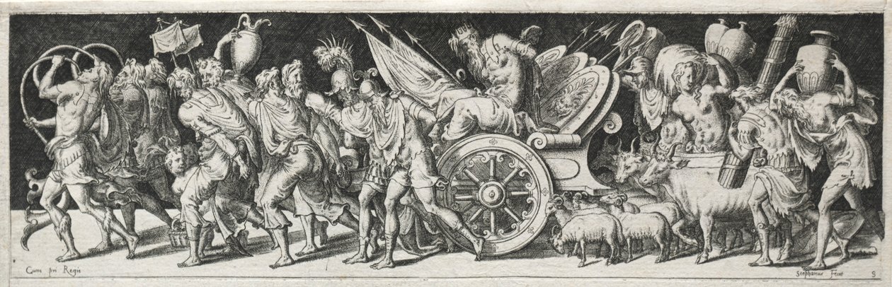 Combats et triomphes, probablement années 1560 - Etienne Delaune