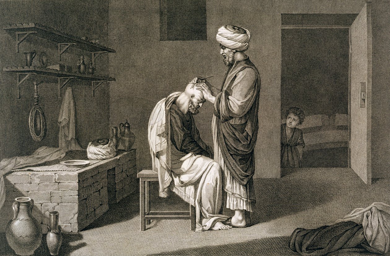 Le barbier - Etienne Frederic Lignon