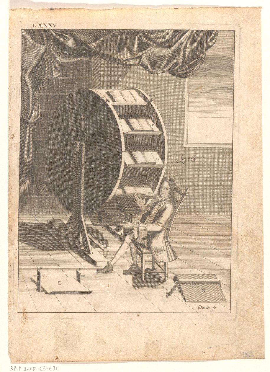 Roue de livres de Nicolas Grollier de Servière - Étienne Joseph Daudet