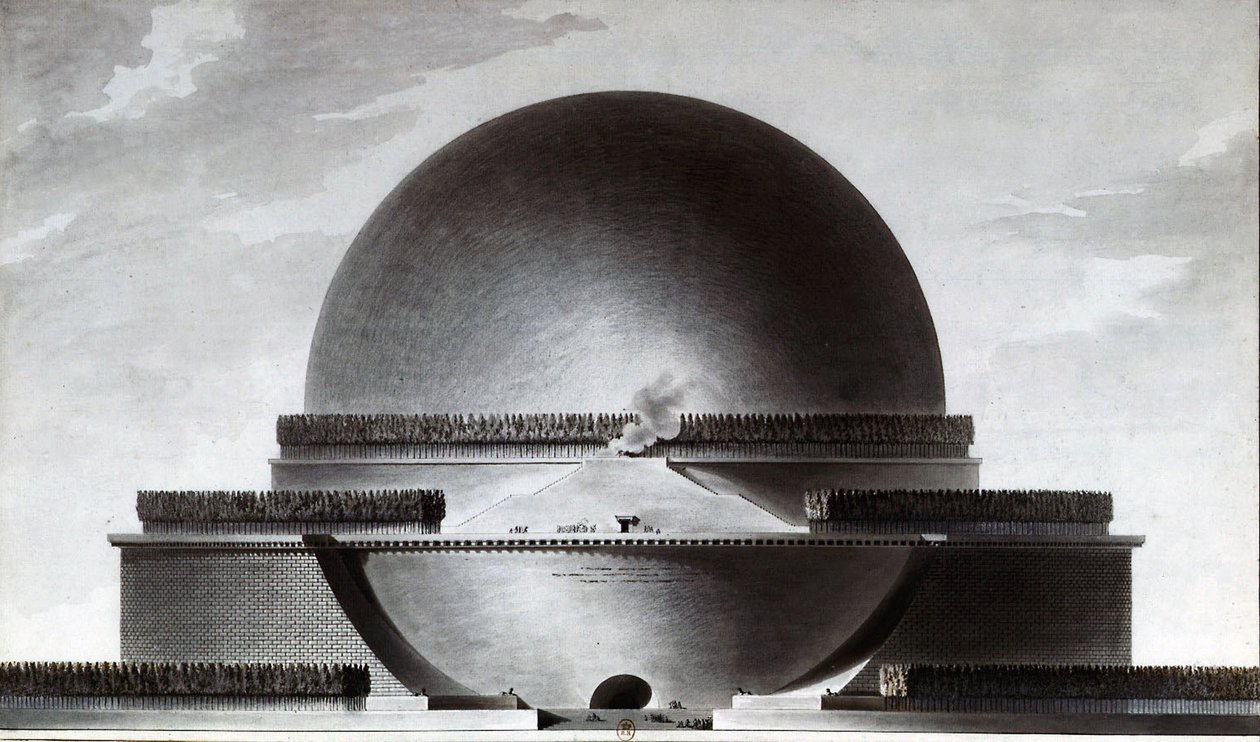 Cénotaphe de Newton - Etienne Louis Boullee