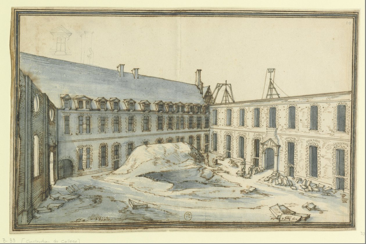 ConstructionCollègeLaFlèche2 - Etienne Martellange