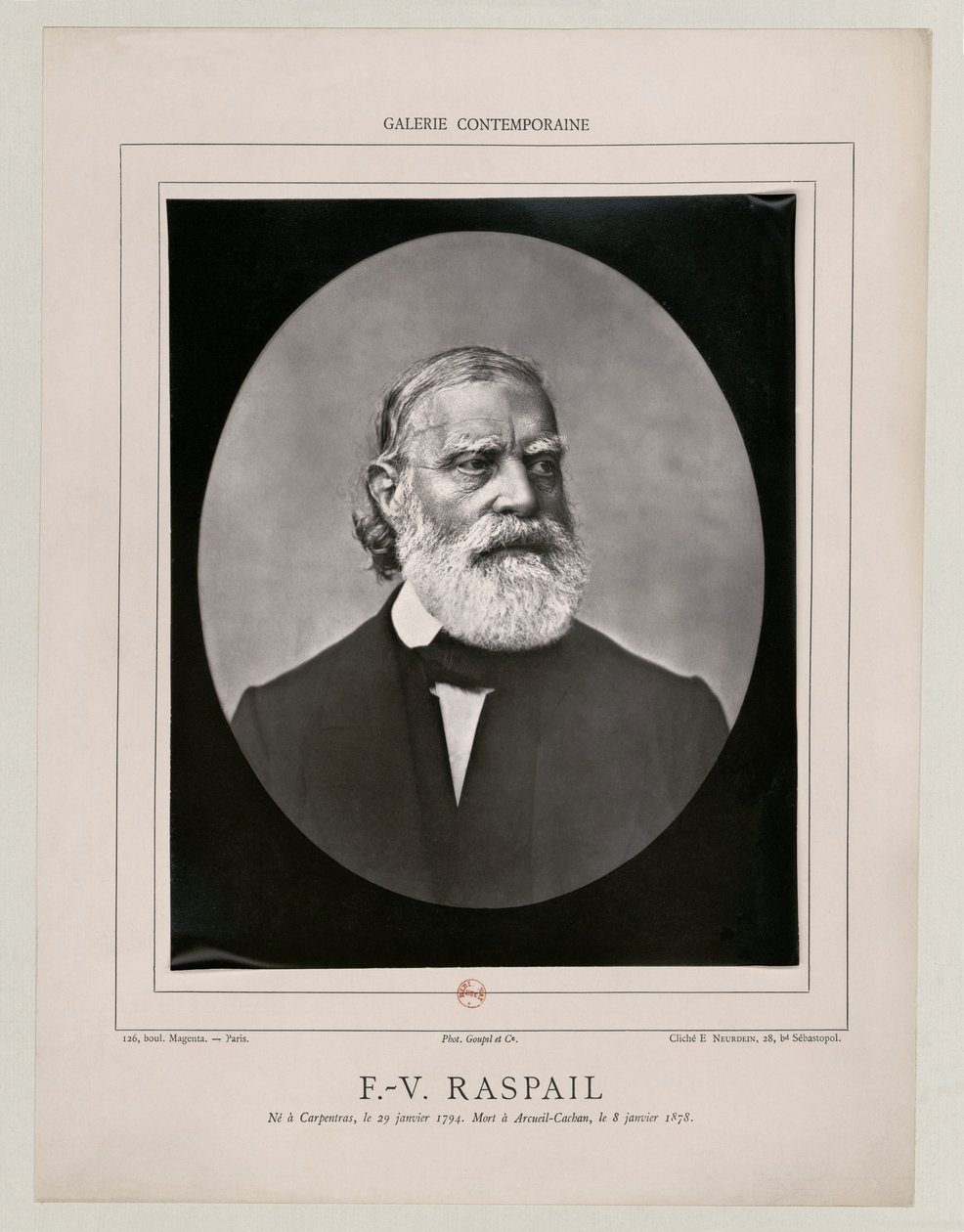 François Vincent Raspail Neurdein BNF Gallica - Etienne Neurdein