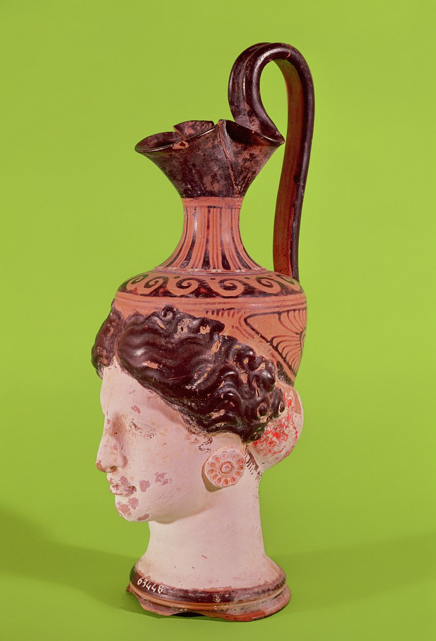 Rhyton en forme de tête féminine, 3ème-2ème siècle av. J.-C. - Etruscan