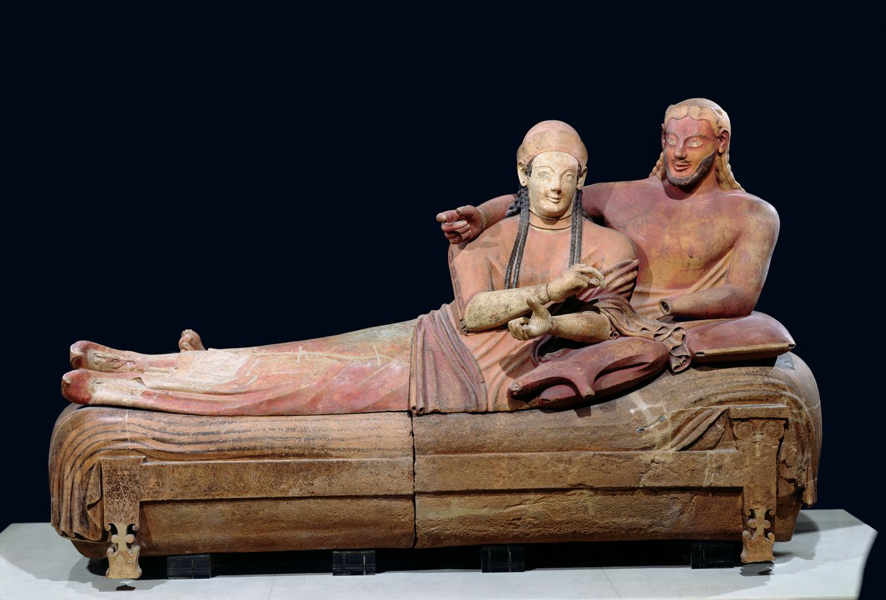 Sarcophage des époux, 525-500 av. J.-C. - Etruscan