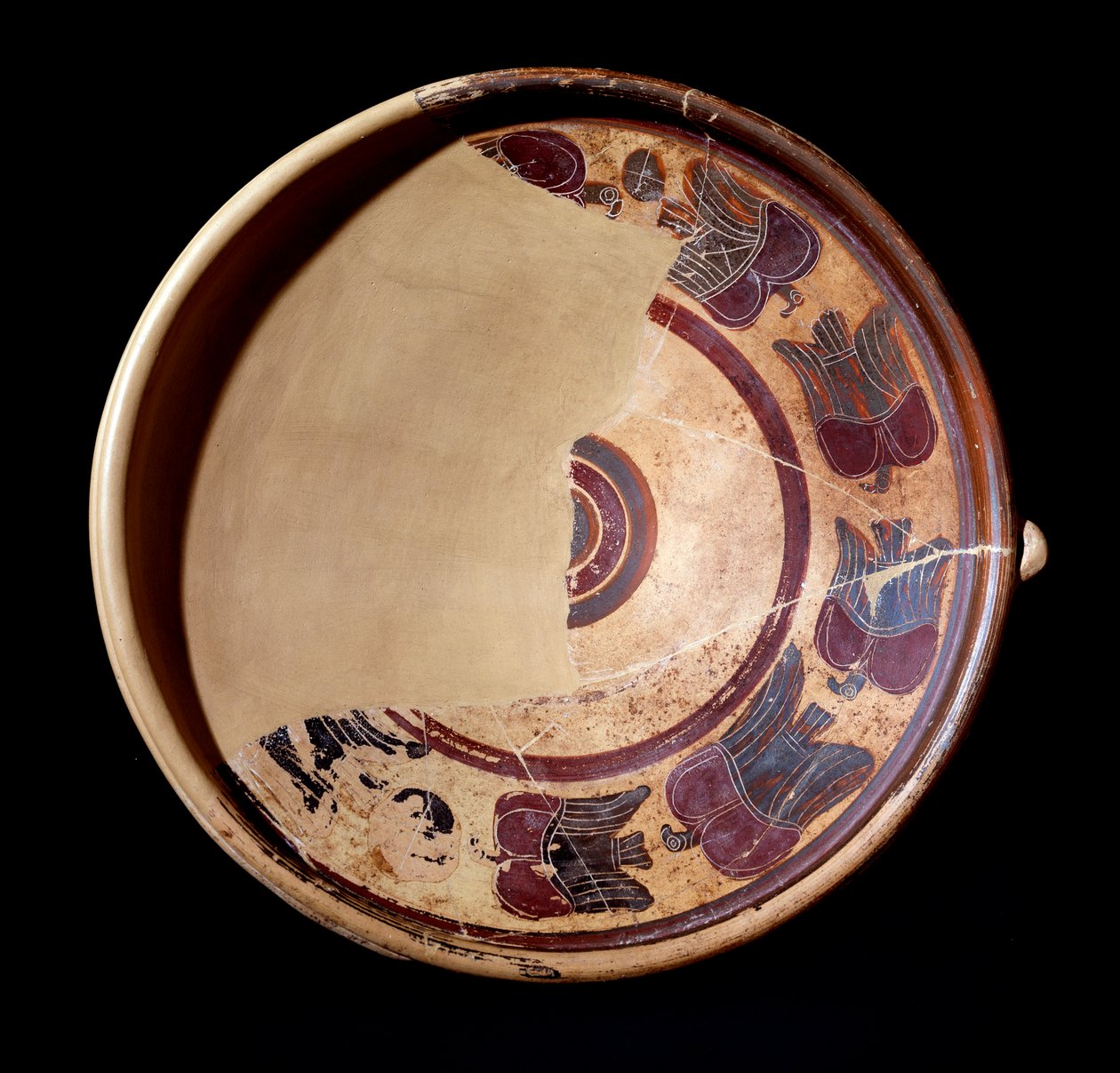 Plaque en terre cuite représentant des animaux, 600-590 av. J.-C. - Etruscan