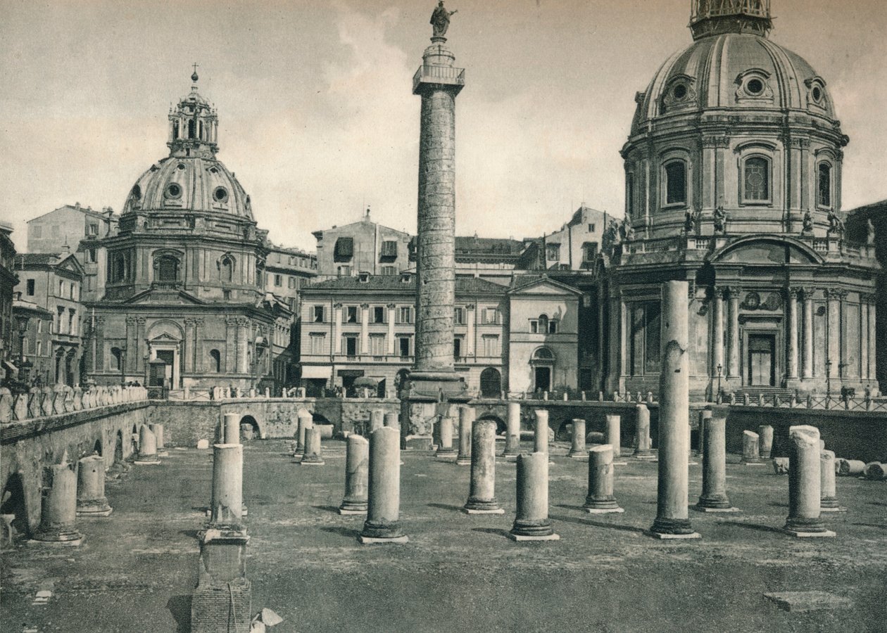 Forum de Trajan, Rome, Italie, 1927 - Eugen Poppel