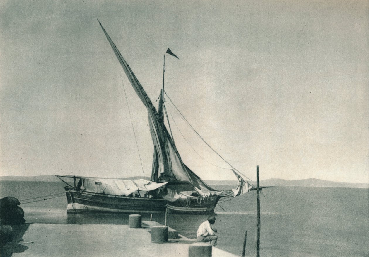 Port, Ischia, Italie, 1927 - Eugen Poppel
