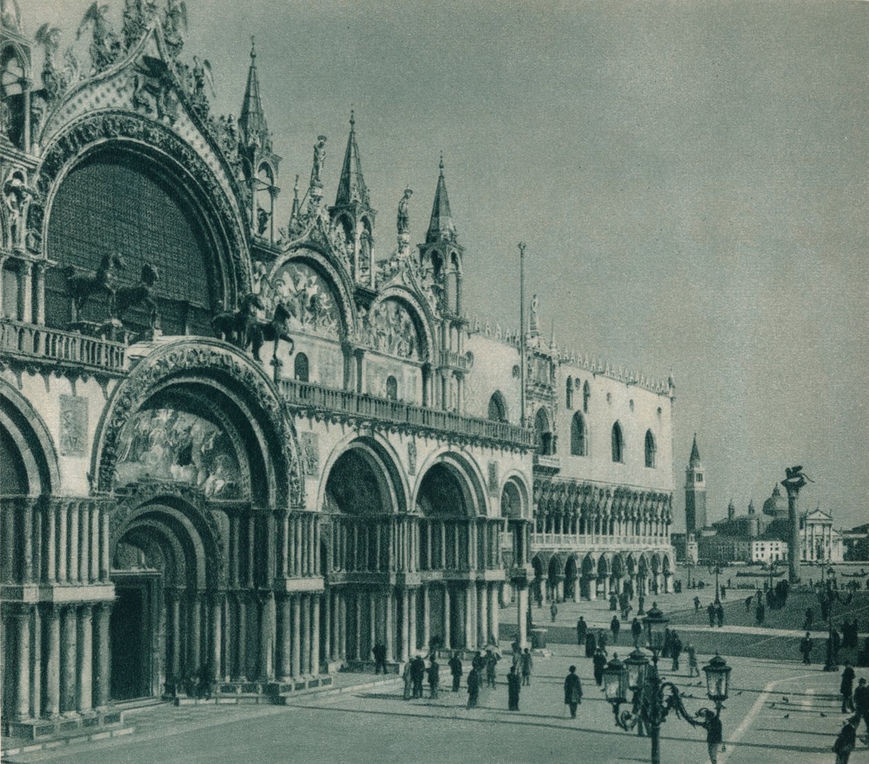 Basilique Saint-Marc, Venise, Italie, 1927 - Eugen Poppel