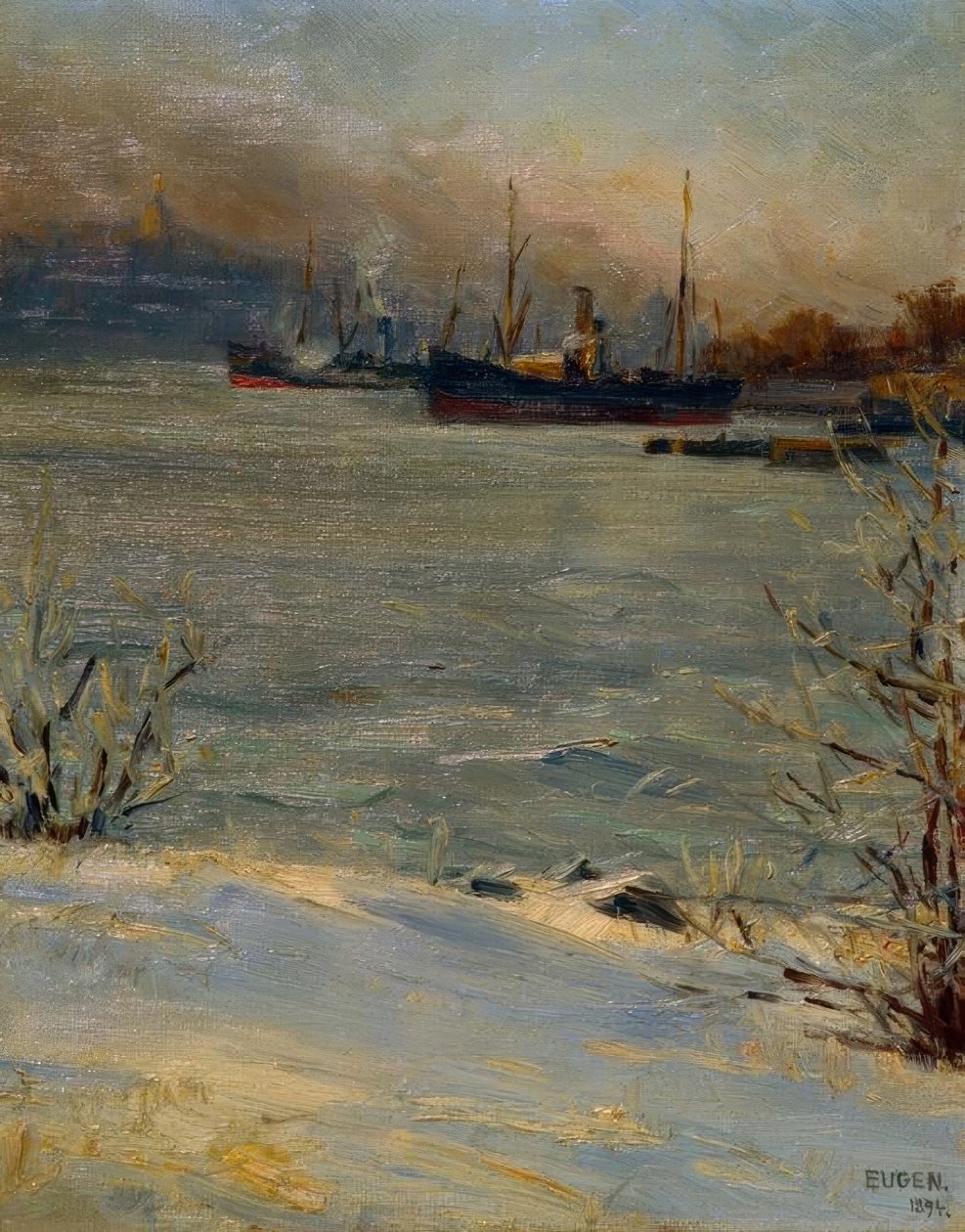 Bateaux à vapeur à Beckholmen, Stockholm - Eugen Prinz von Schweden