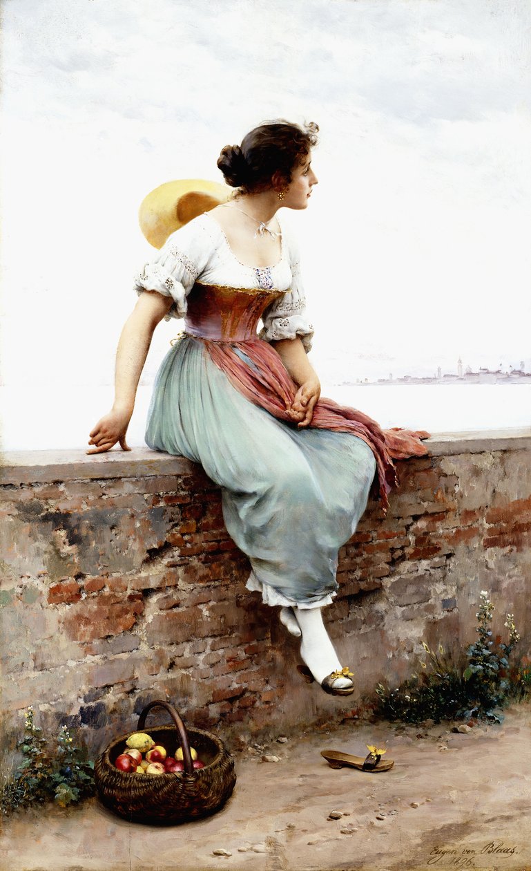 Un moment pensif, 1896 - Eugen von Blaas