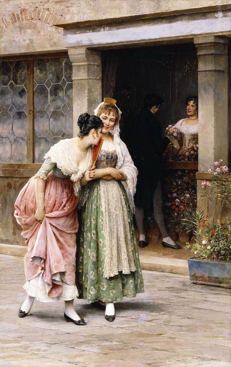 Le Bouquet du dimanche, 1893 - Eugen von Blaas