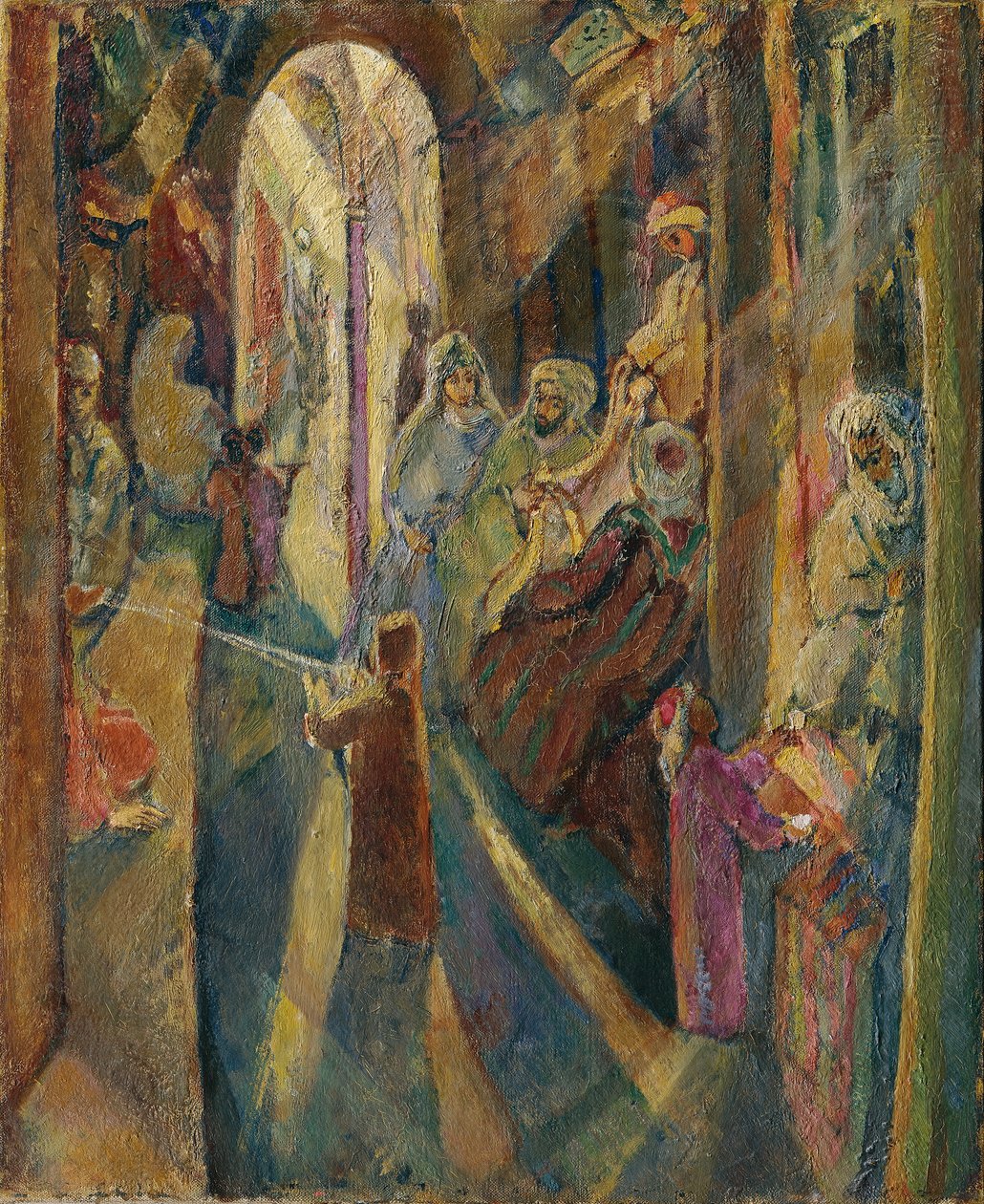 Bazar en Orient - Eugen von Kahler