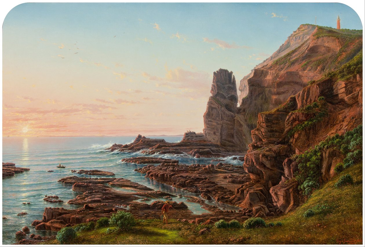 Castle Rock, Cape Schanck - Eugene von Guérard