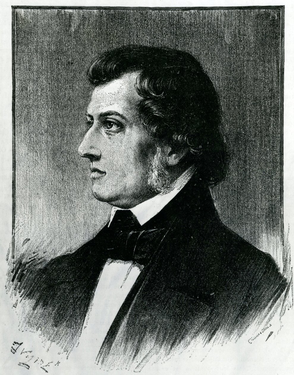 Frédéric Chopin (1810-49) - Ferdinand Victor Eugene Delacroix