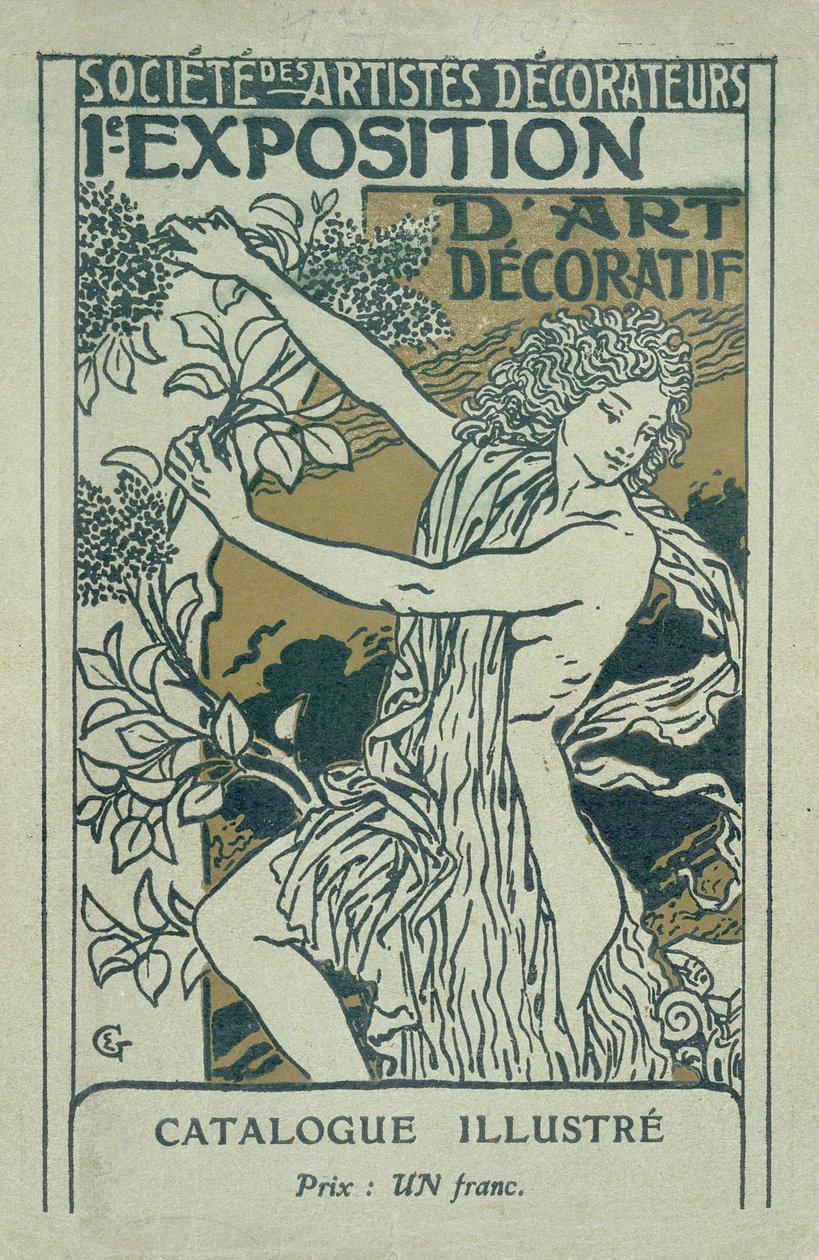 Couverture du catalogue pour la 1ère Exposition d