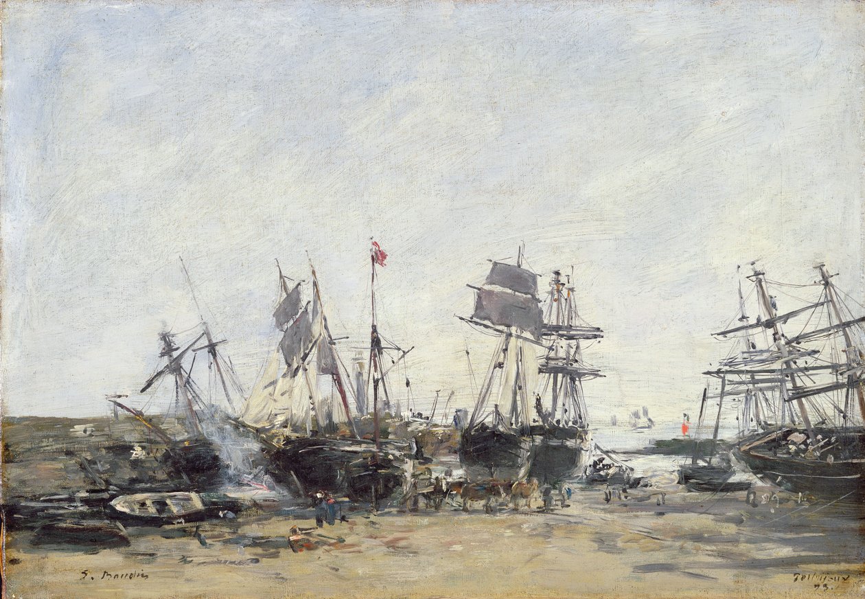 Portrieux, vers 1873 - Eugene Louis Boudin