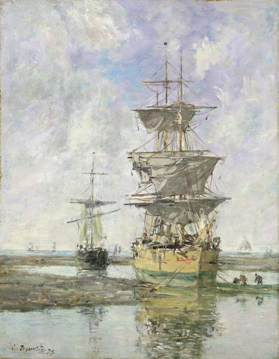 Le Grand Navire, 1879 - Eugene Louis Boudin