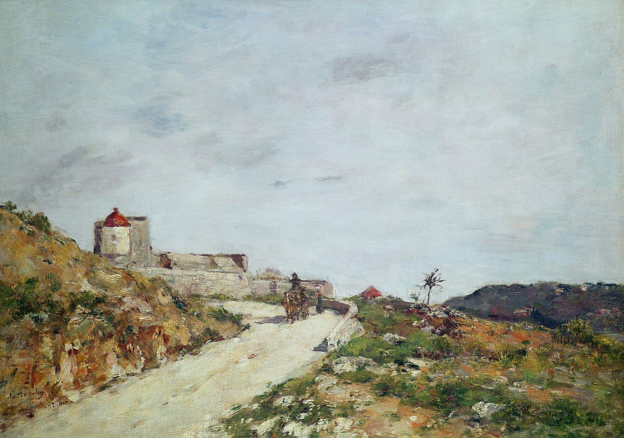 La Route de la Citadelle à Villefranche, 1892 - Eugene Louis Boudin
