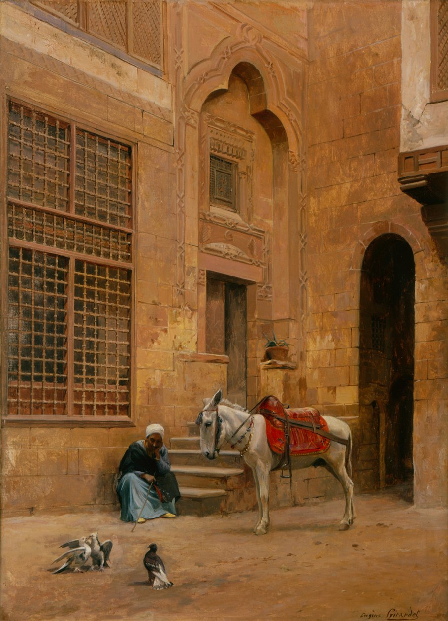 La Cour - Eugene Alexis Girardet