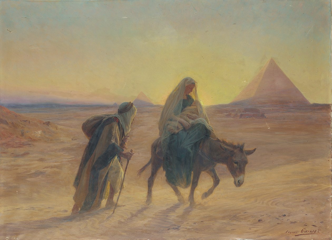 La Fuite en Égypte - Eugene Alexis Girardet