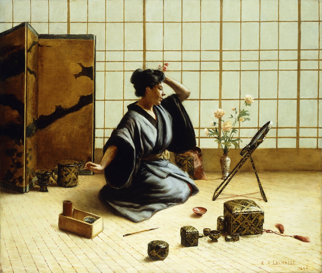 La geisha, 1890 - Eugene Armand Lachaise