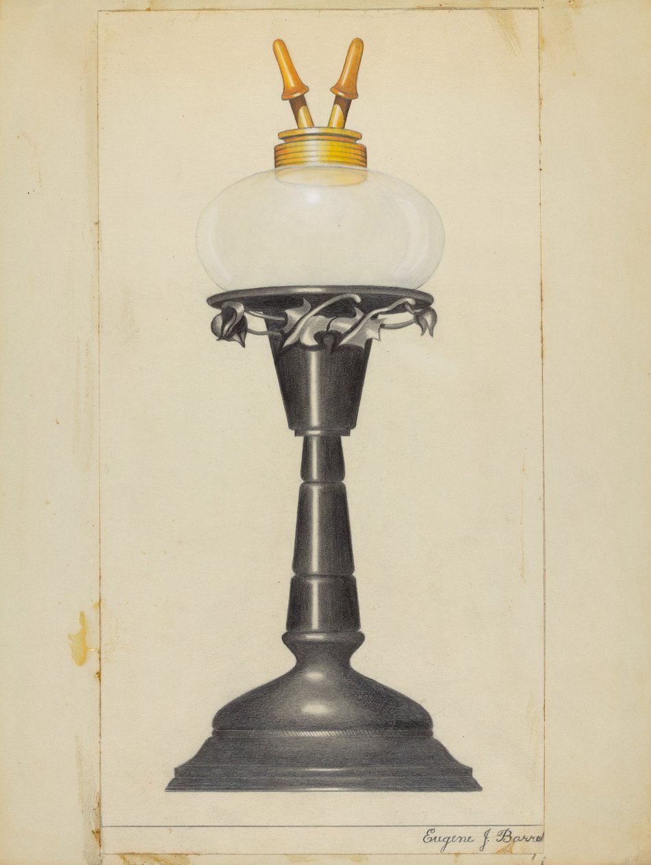 Lampe à camphène - Eugene Barrell