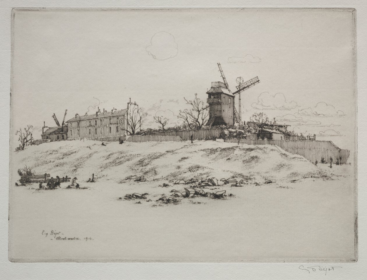 Moulin de la Galette, Montmartre - Eugene Bejot