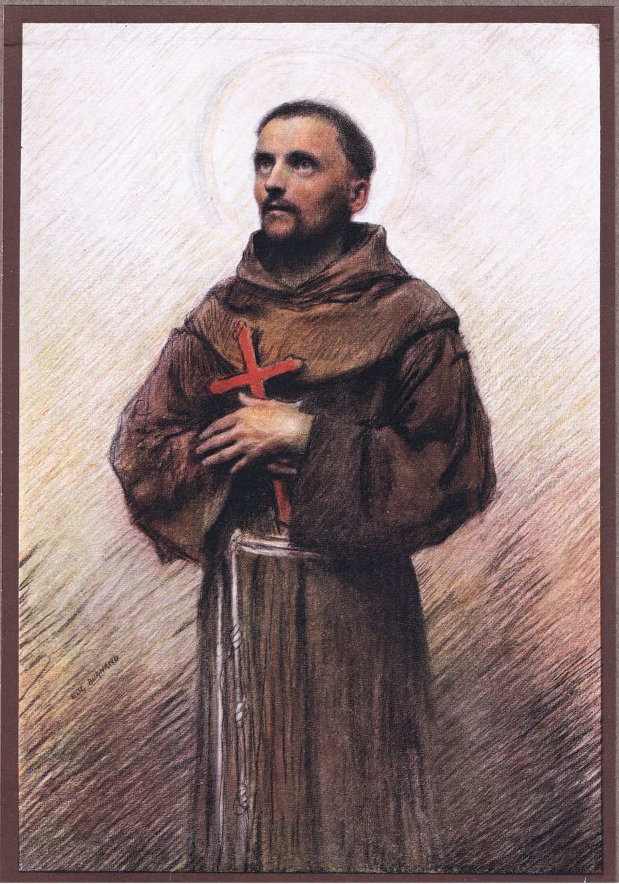 Saint François - Eugene Burnand