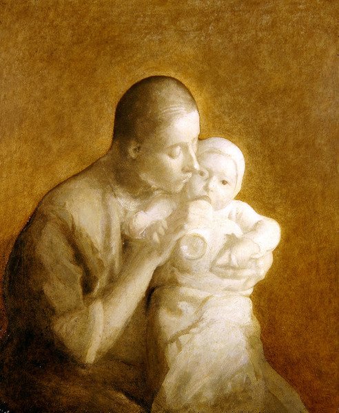 Mère et enfant - Eugène Carrière