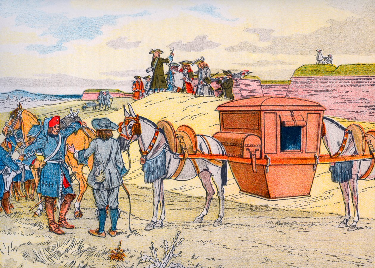 Litière de voyage de Sébastien Le Prestre de Vauban - Eugene Courboin