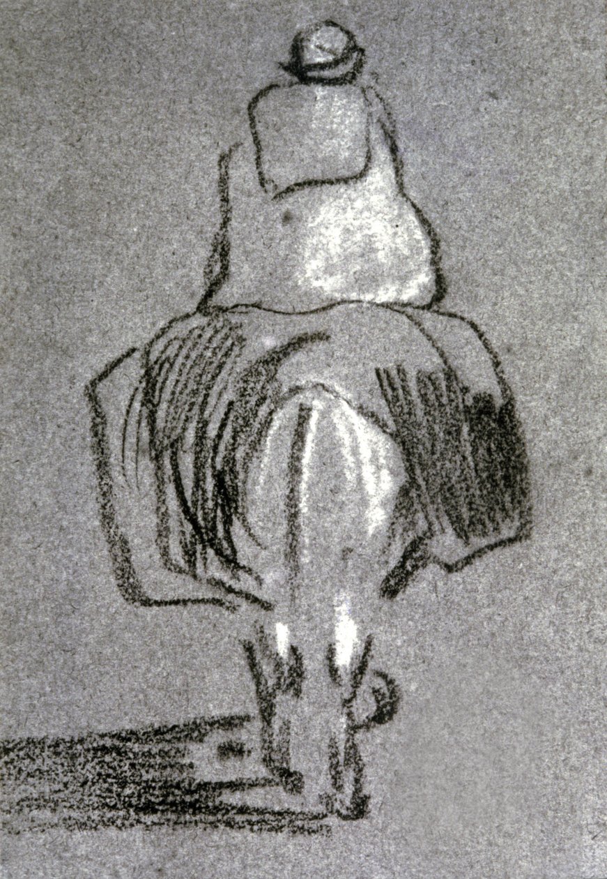 Berbère sur un âne - Eugène Fromentin