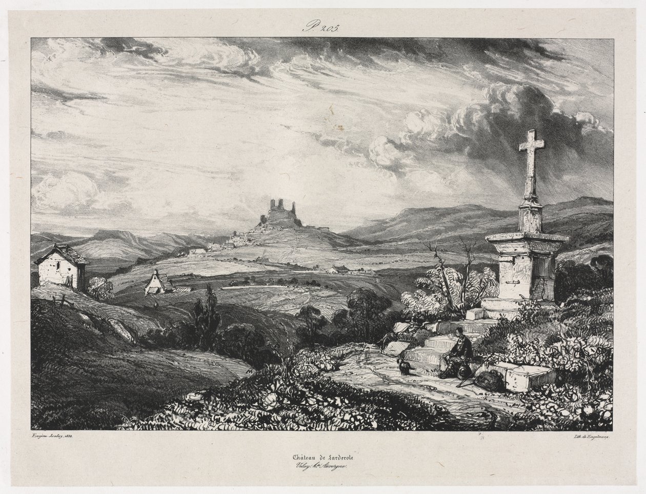 Château de Larderole - Eugene Isabey