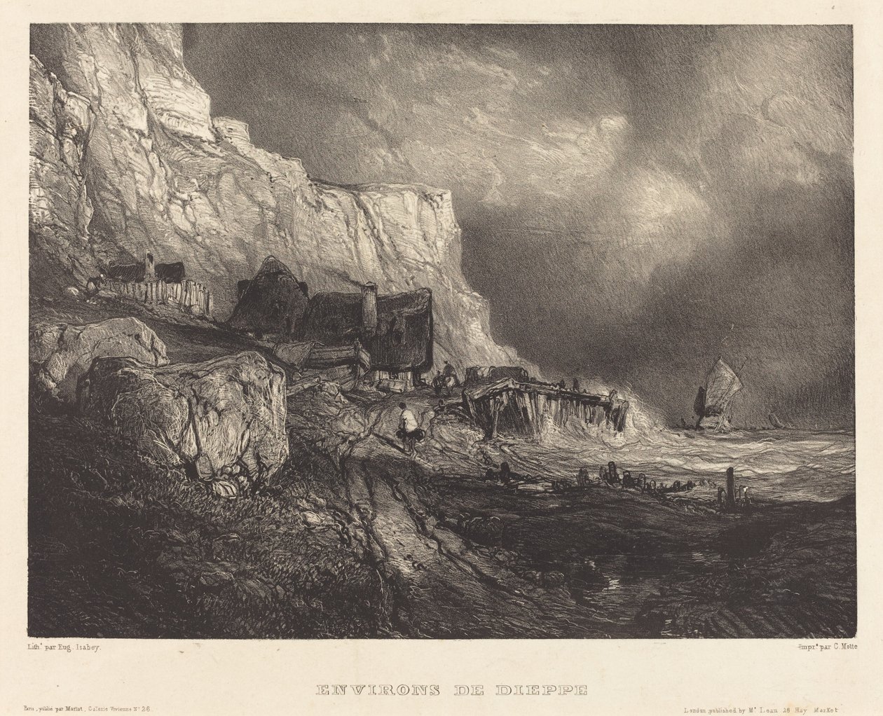 Environs de Dieppe - Eugene Isabey