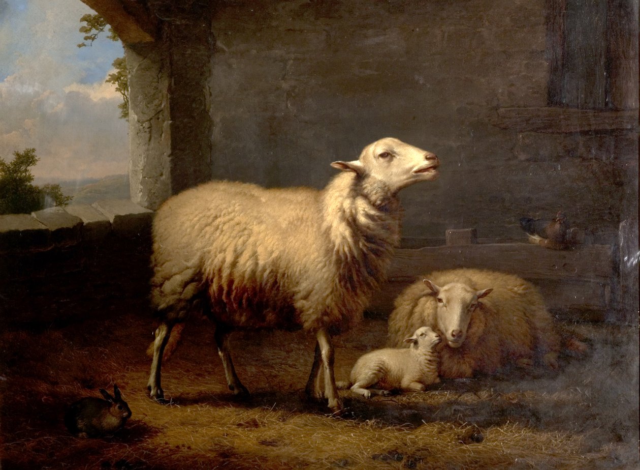 Moutons, 1876 - Eugene Joseph Verboeckhoven