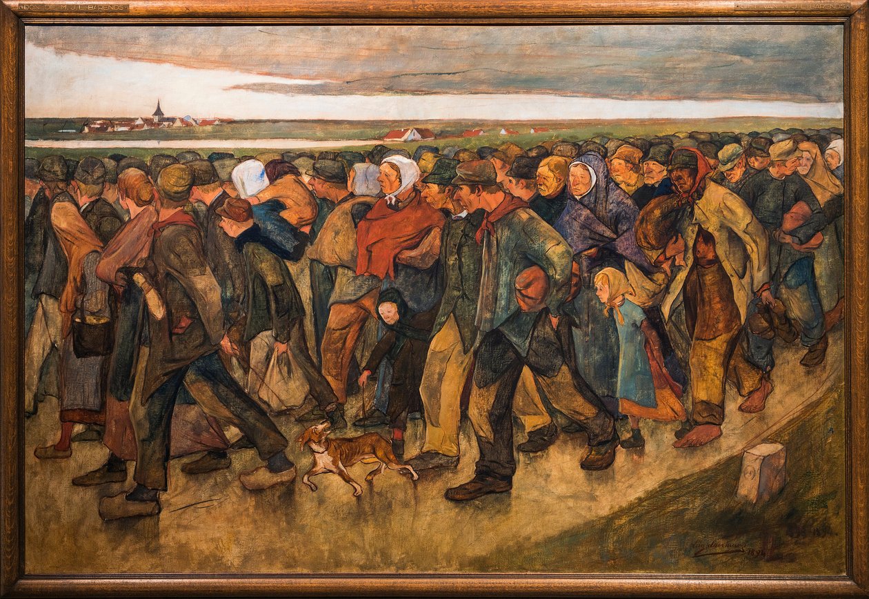 Les émigrants, par Eugène Laermans (1864-1940) - Eugene Laermans