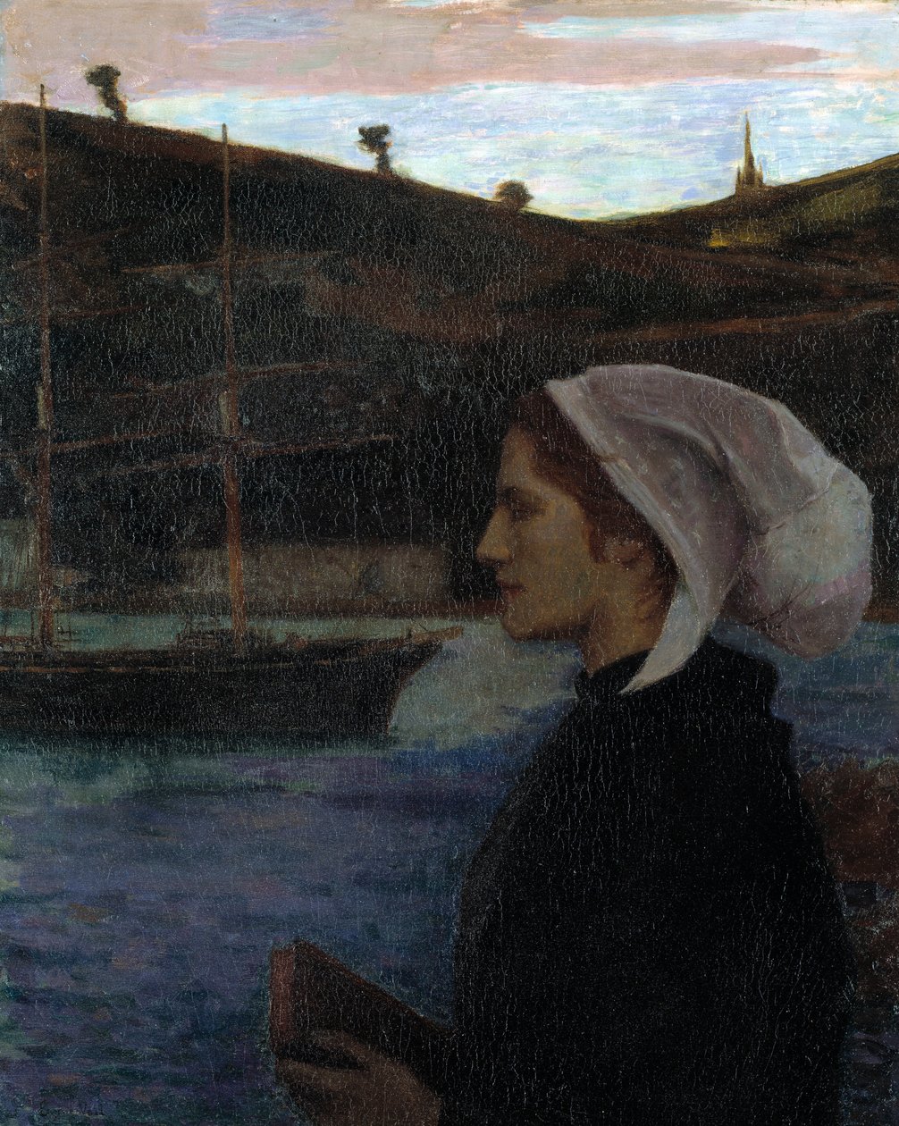 Un dimanche breton - Eugene Laurent Vail
