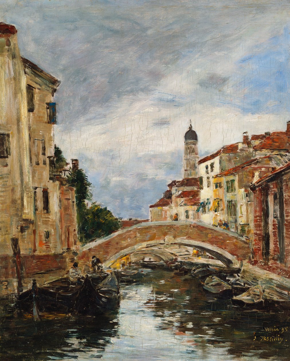 Un petit canal vénitien, 1895 - Eugene Louis Boudin