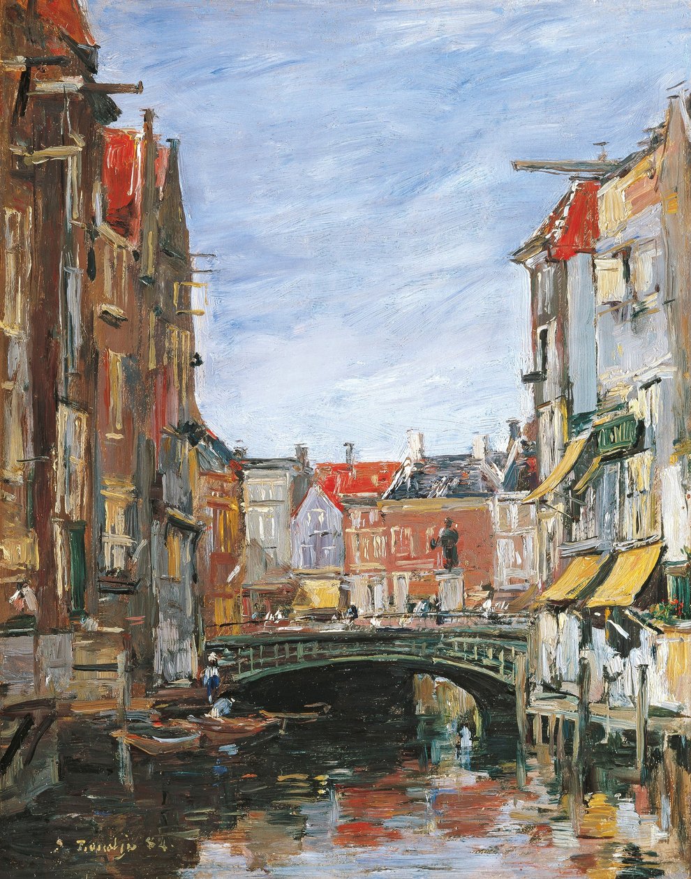 La Place Ary Scheffer, Dordrecht - Eugene Louis Boudin