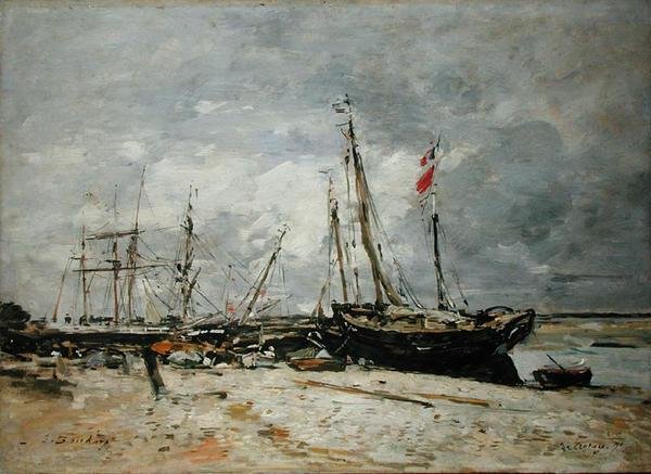 Le Crotoy - Eugene Louis Boudin