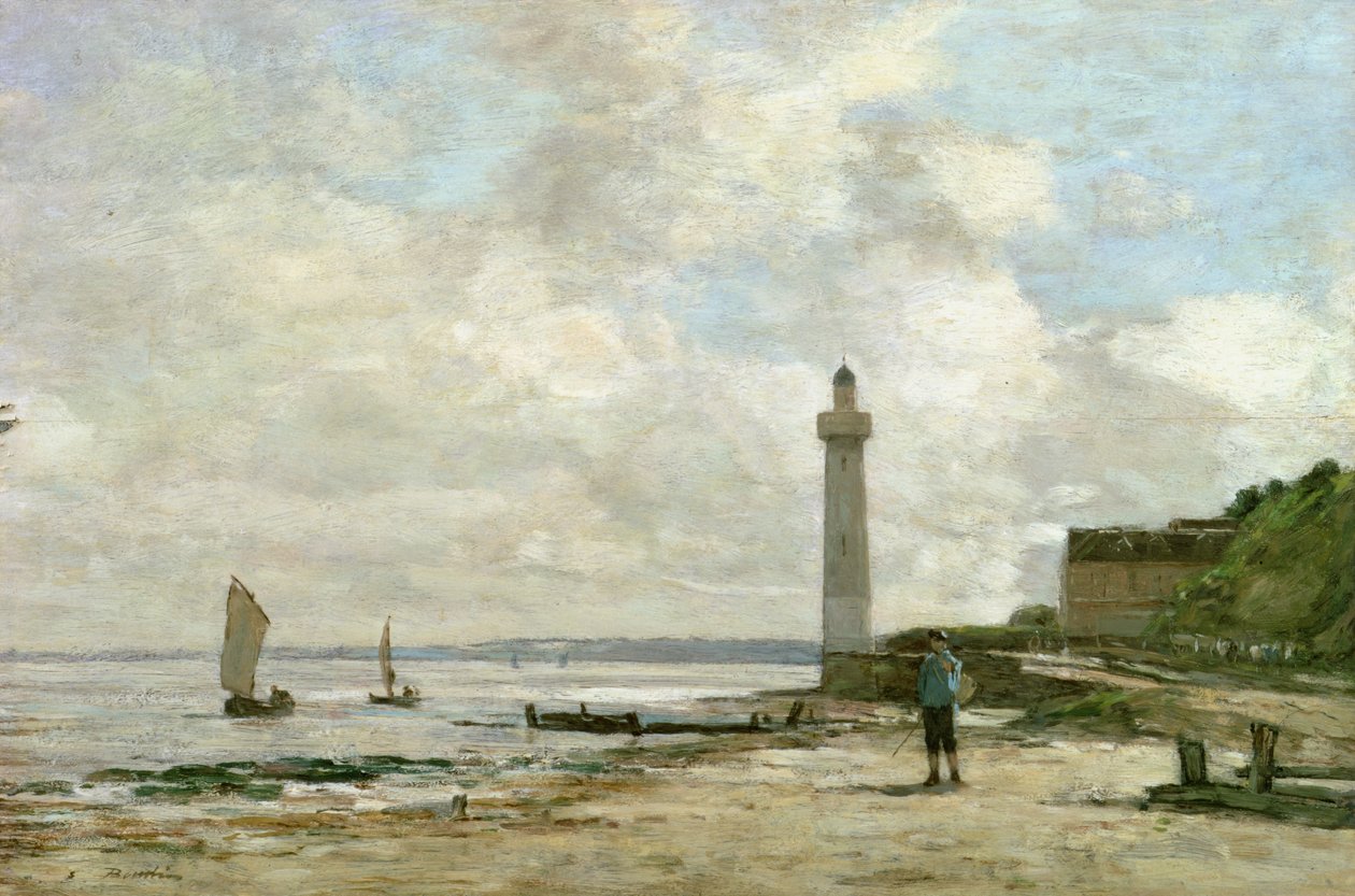Phare à Honfleur, 1864-66 - Eugene Louis Boudin