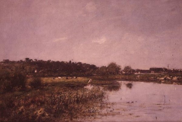 Sur les Rives de la Touques - Eugene Louis Boudin